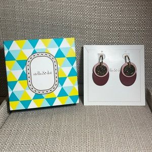 STELLA & DOT Color Pop Versatile Hoops Gold